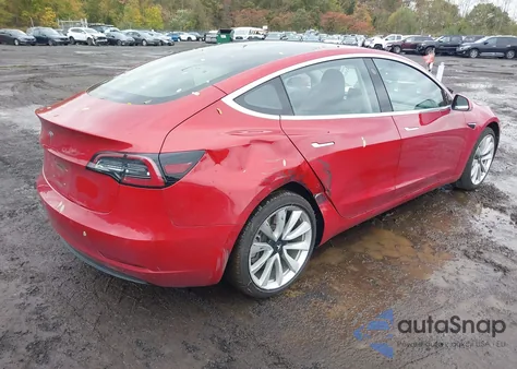 2018 Tesla Model 3 Long Range/Mid Range из США, поврежденный, VIN 5YJ3E1EA4JF052255